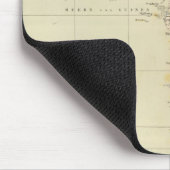 Afrika Atlas Karte mit Kolonien Mousepad (Ecke)
