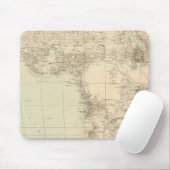Afrika Atlas Karte mit Kolonien Mousepad (Mit Mouse)