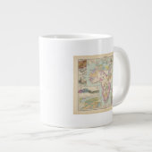 Afrika - Atlas Karte von Afrika Jumbo-Tasse (Vorderseite Rechts)