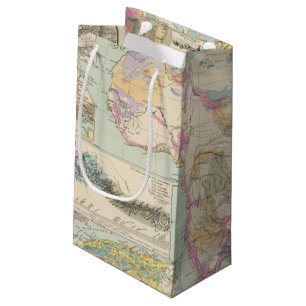 Afrika - Atlas-Karte von Afrika Kleine Geschenktüte
