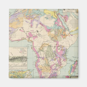 Afrika - Atlas Karte von Afrika Magnet