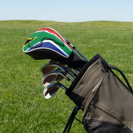 Afrika auf der Flagge Südafrikas Golf Headcover (In SItu)