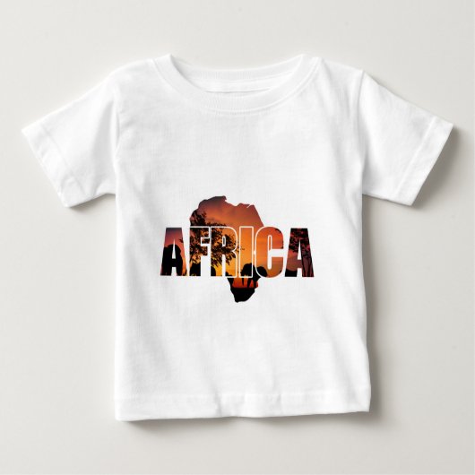 Afrika Baby T-shirt (Vorderseite)