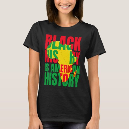 Afrika Black History American History USA African T-Shirt (Vorderseite)