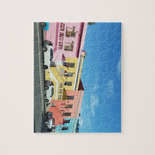 Afrika - Bo-Kaap Kapstadt Puzzle (Vertikal)