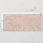 Afrika-Boarding-Durchlauf-Hochzeits-Einladung Einladung (Rückseite)