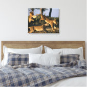 Afrika, Botsuana, Chobe National Park, Lionesses Leinwanddruck (Insitu (Schlafzimmer))