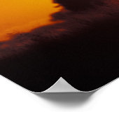 Afrika, Botsuana, Chobe-Nationalpark, Giraffe 2 Poster (Ecke)