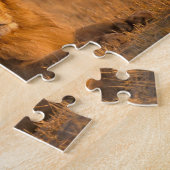 Afrika, Botsuana, Okavango-Delta. Löwe (Panthera Puzzle (Seite)
