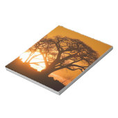 Afrika, Botsuana, Sonnenuntergang Silhouetten Baob Notizblock (Rotiert)