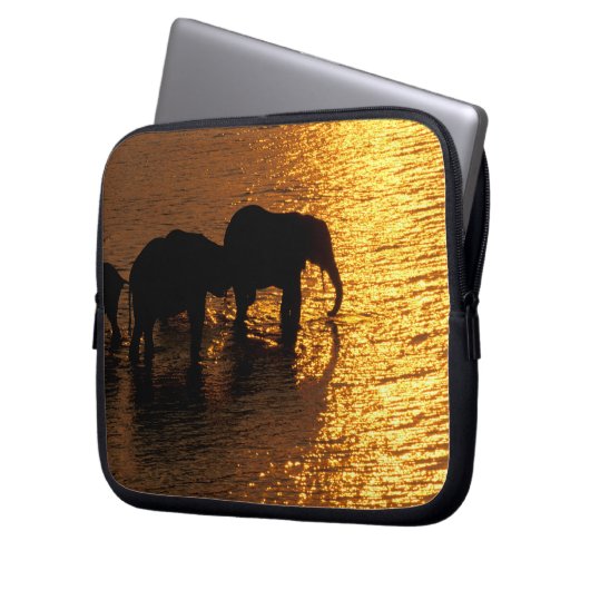 Afrika, Botswana, das Okavango-Delta. afrikanisch Laptopschutzhülle (Vorderseite Links)