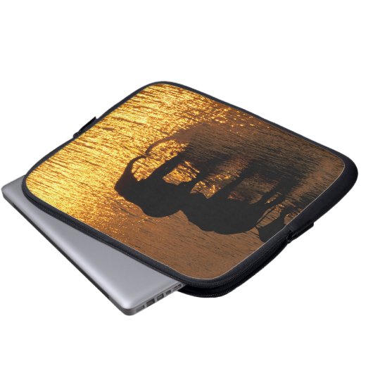 Afrika, Botswana, das Okavango-Delta. afrikanisch Laptopschutzhülle (Vorne Knopf)