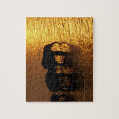 Afrika, Botswana, das Okavango-Delta. afrikanisch Puzzle (Vertikal)