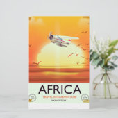 Afrika Briefpapier (Stehend Vorderseite)