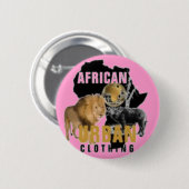 Afrika-Buttonknopf Button (Vorne & Hinten)