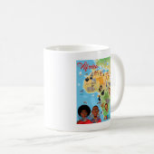 Afrika-Cartoon-Karte Kaffeetasse (VorderseiteRechts)