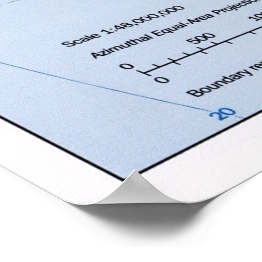 AFRIKA CIA MAP 1993 POSTER (Ecke)