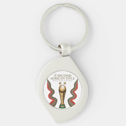 Afrika-Cup in Marokko Schlüsselanhänger (Vorderseite)