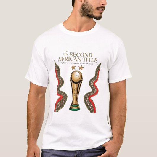 Afrika-Cup in Marokko T-Shirt (Vorderseite)