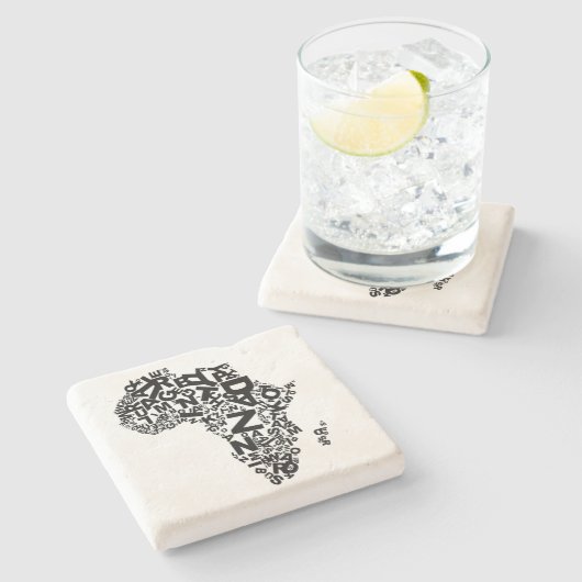 Afrika (deutsch) steinuntersetzer (Seitenansicht)