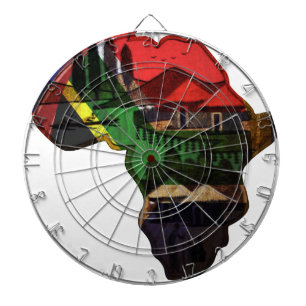 Afrika: Die Heimat aller traditionellen Farben Dartscheibe