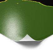 Afrika - die Mauerart aus Holz Fotodruck (Ecke)