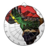 Afrika: Die Zuhause aller traditionellen Farben Dartscheibe (vorne)