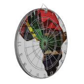 Afrika: Die Zuhause aller traditionellen Farben Dartscheibe (Vorderseite Links)