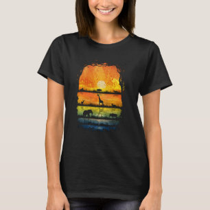 Afrika DNA Roots Safari Wildtiere Afrikas T-Shirt