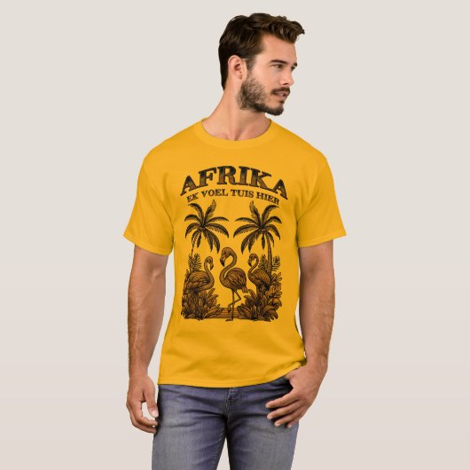 Afrika - ek voel tuis hier - (Heimat) T-Shirt (Vorne ganz)