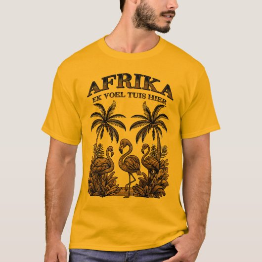 Afrika - ek voel tuis hier - (Heimat) T-Shirt (Vorderseite)