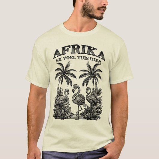 Afrika - ek voel tuis hier - (Heimat) T-Shirt (Vorderseite)