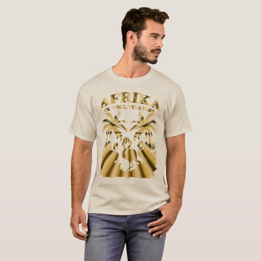 Afrika - ek voel tuis hier - (Heimat) T-Shirt (Vorne ganz)