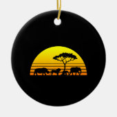 Afrika Elephant Lion Rhino Kenia Namibia Tansania Keramik Ornament (Vorne)