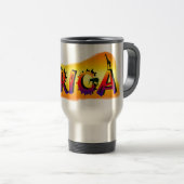 Afrika-Entwurfstier-Safari-Tassen Reisebecher (VorderseiteRechts)