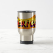 Afrika-Entwurfstier-Safari-Tassen Reisebecher (Mittel)