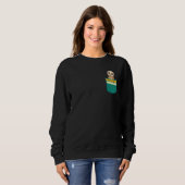 Afrika Erdmännchen Taschen Tier Süßes Erdmännchen Sweatshirt (Vorne ganz)