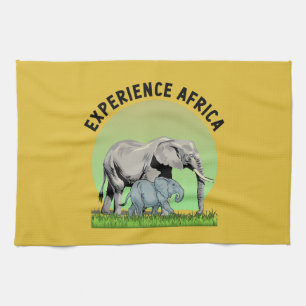 Afrika erleben geschirrtuch