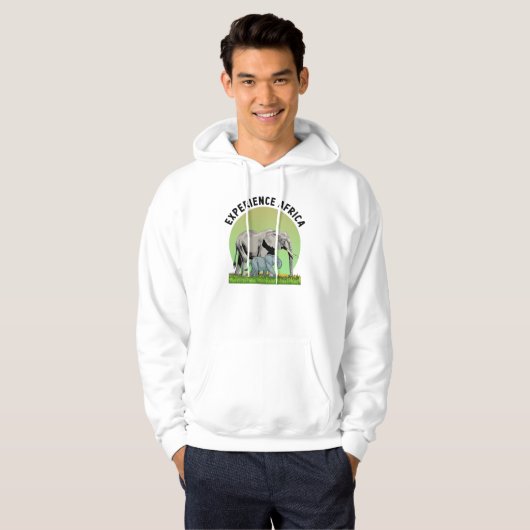 Afrika erleben hoodie (Vorne ganz)