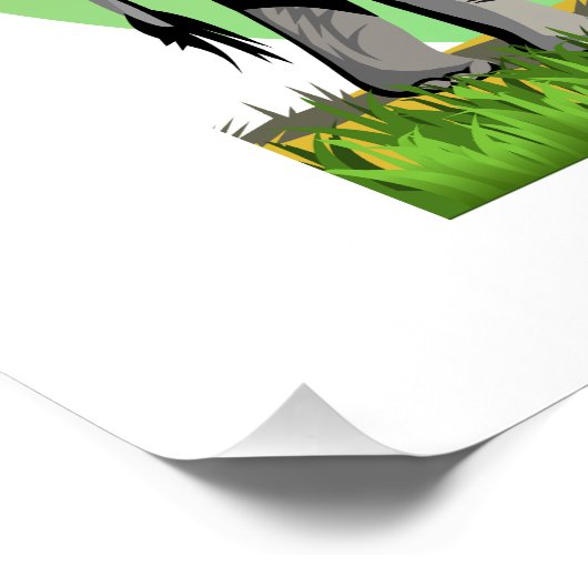 Afrika erleben poster (Ecke)