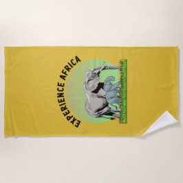 Afrika erleben strandtuch
