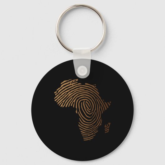 Afrika Fingerabdruck schwarze Geschichte Junenth Schlüsselanhänger (Vorderseite)