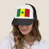 Afrika: Flagge der Republik Senegal Truckerkappe (Beispiel)