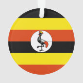 Afrika: Flagge Ugandas Ornament (Rückseite)