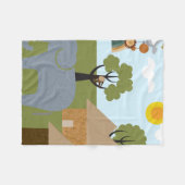 Afrika Fleecedecke (Vorderseite (Horizontal))