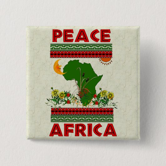 Afrika-Frieden Button (Vorderseite)