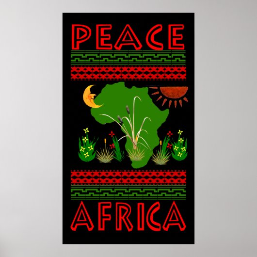 Afrika - Frieden Poster (Vorne)