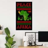 Afrika - Frieden Poster (Heimbüro)