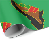 Afrika Frische Weihnachtsferien-Heimat Geschenkpapier (Rolleneckpunkt)