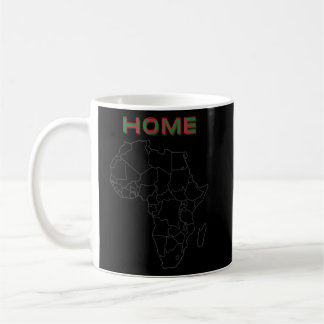 Afrika Geografische KarteAfrica-Zuhause Kaffeetasse